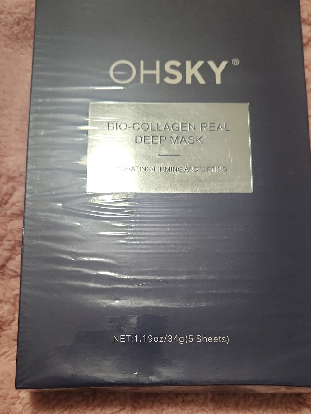 Sky Bio-Collagen Deep Mask in Dark Blue Packaging